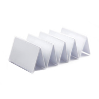 Özel 13.56mhz termal baskı mürekkep püskürtmeli yazdırılabilir F08 çip 213 215 216 çip mat beyaz boş Pvc plastik kart