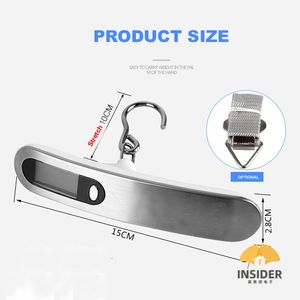 उच्च गुणवत्ता वाले पोर्टेबल ट्रैवल हैंगगेज स्केल इलेक्ट्रॉनिक डिजिटल वजन बैग के साथ एलसीडी डिस्प्ले ओएम/ओडम अनुकूलित समर्थन - Product Image 4