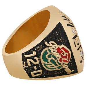 Anillo de campeón de la Universidad Estatal de Michigan Nca A 1997, anillo de hombre de aleación respetuoso con el medio ambiente - Product Image 5