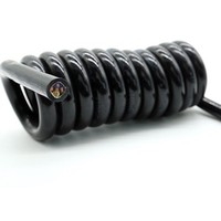 Kaufen Sie 2 /3 /4 /5/6/7 Core PVC/PU Twisted Spiral Coiled Cable Flexibles elektrisches Kabel Draht 2,5mm Kabel 10-adriges reines Kupferkabel