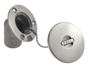 Nouveau réservoir de carburant pour <span class=keywords><strong>bateau</strong></span> marin en acier inoxydable poli miroir, remplissage d'eau, col de remplissage incliné, <span class=keywords><strong>bouchon</strong></span> sans clé de 1 1/2 pouce - Product Image 6