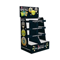 Présentoir de comptoir en carton pour CD/DVD, boîte de présentation pour la vente de CD/DVD musicaux