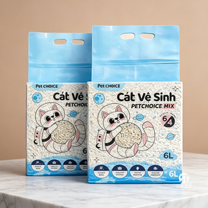 Custom Printed Logo 6L 10L <b>20L</b> Bentonite Cat Litter Packaging <b>Bag</b> Heavy Duty Nylon Vacuum Pouch Wholesale - Product Image 4