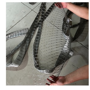 Câble métallique en acier inoxydable SS 304 316 Zoo Clôture Maille Flexible Câble Filet Oiseau Volière Plante Escalade Tissé Grillage en acier ordinaire - Product Image 4