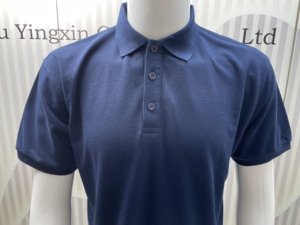 Polo pour homme de haute qualité, taille plus, 100% <span class=keywords><strong>coton</strong></span>, polos personnalisés <span class=keywords><strong>en</strong></span> <span class=keywords><strong>piqué</strong></span> avec logo brodé - Product Image 4