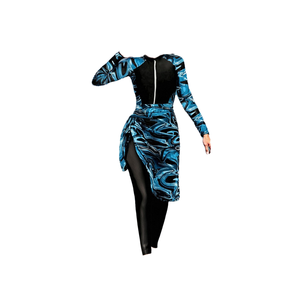 Fabricante de Trajes de Baño Islámicos Modestos, Burkini de Manga Larga con Protección UPF30 de Spandex/Poliéster para Mujer, Tallas Grandes - Product Image 2