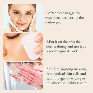 แผ่นมาส์กหน้ากรดซาลิไซลิกแบบแผ่นสำลี โลโก้สั่งทำ ควบคุมความมัน ทำความสะอาดล้ำลึก กระชับรูขุมขน บรรเทาอา<span class=keywords><strong>การ</strong></span>ระคายเคือง สำหรับผิวเป็นสิวง่าย - Product Image 3
