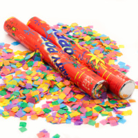 Confettis de papier biodégradables pour fête, canon à Air comprimé, fournitures de fête, 15 pièces, nouveau Design