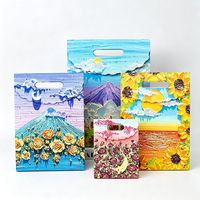 Sacs cadeaux en papier pour bouquets d'anniversaire, fleuristes, roses, sacs fourre-tout pour fêtes, boutiques, vente en gros
