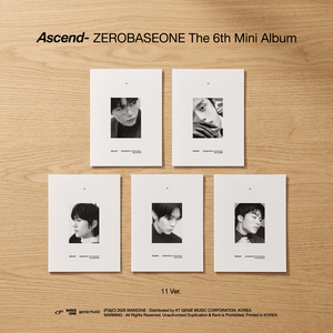 ZEROBASEONE - El Sexto Mini Álbum [Ascend-] Versión 11 Álbum Oficial de Kpop Coreano en CD - Product Image 4