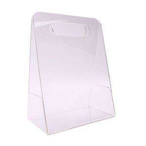 Trong Suốt Acrylic Tam Giác Cầm Tay Hộp Hoa 520 Qixi Ngày Valentine Món Quà Sinh Nhật Hoa Tươi Trang Điểm Tổ Chức Quà Tặng - Product Image 6