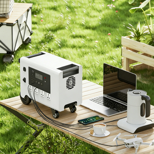 Panneau <span class=keywords><strong>solaire</strong></span> pliable multi-interface 12W 12V/10A 5V/2.4A pour l'extérieur, portable, avec batterie de stockage d'énergie domestique - Product Image 2