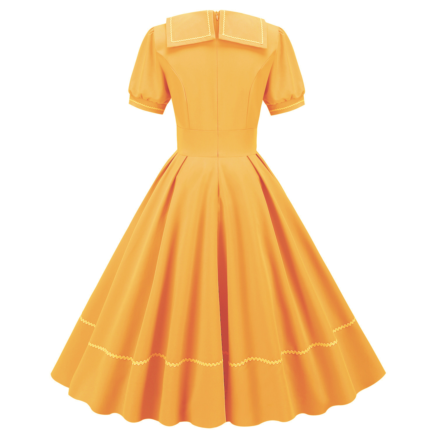 cocktail party swing dress Casual Halter Neck A-Line Dress Sleeveless Belted Swing