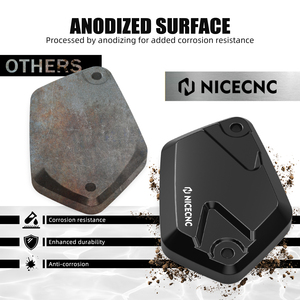 NICECNC Couvercle de <span class=keywords><strong>r</strong></span>éservoir de liquide de frein avant anodisé pour moto KTM <span class=keywords><strong>390</strong></span> <span class=keywords><strong>Enduro</strong></span> SMC <span class=keywords><strong>R</strong></span> 2025 CNC - Product Image 5