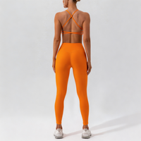 Pantalon de yoga et de sport respirant pour femme GH avec logo personnalisé, taille haute, cordon de serrage, effet push-up et contrôle du ventre