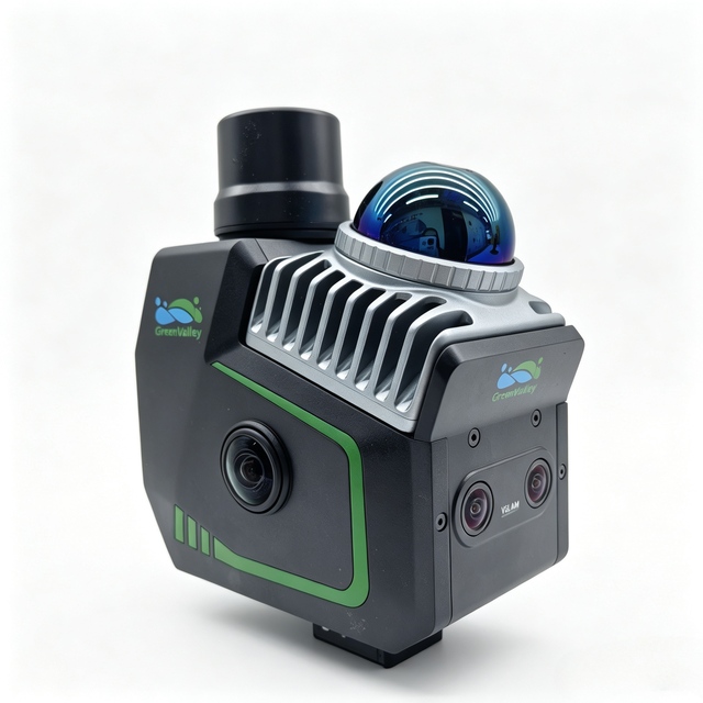 2026 Hot Sale Handheld Slam 3d Laser Scanner GreenValley LiGrip O2 Lite 70m Detection Range Survey Lidar Scanner in Stock