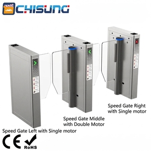 Torniquete Peatonal Oscilante OEM CSTD501 con Voz Personalizada, Reinicio Automático, Apertura Rápida para Emergencias y Control de Acceso - Product Image 1