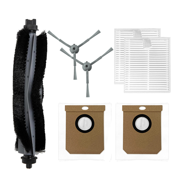 Fit for Eufy Clean G50/L50/L50 SES/L60/L60 SES Hybrid Robot Vacuum Main Spin Edge Side Brush Hepa Filter Dust Bag Accessory Kit
