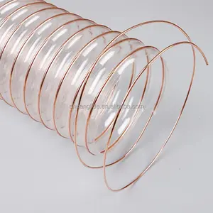 Shine East PU TPU Plastic Ventilation Duct Hose /Copper Wire Reinforcement Spiral Pipe Making Machine