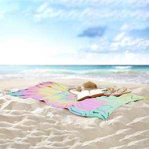 Tie Dye 100% algodón puro Toalla de playa turca <span class=keywords><strong>piscina</strong></span> Yoga Pilates Picnic manta <span class=keywords><strong>tapiz</strong></span> - Product Image 4