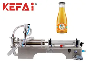 KEFAI semi automatic mango juice bottle filling machine