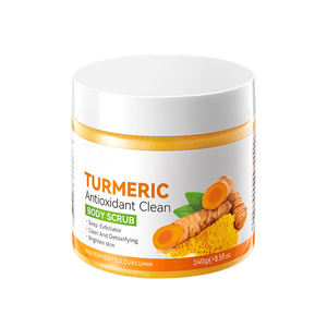 Gommage corporel au curcuma naturel et biologique adoucissant 250G avec logo personnalisé en gros avec marque privée - Product Image 5