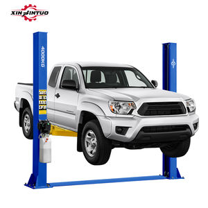 Xinjintuo OEM 4000kg 8800lbs 2-Säulen-Bodenplatten-Hebebühne Zweisäulen-Autohebebühne mit Rampe zum Verkauf - Product Image 1