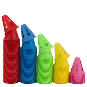 每个专业8厘米旱冰鞋桩标志桶障碍角脚桩旱冰鞋路障批发 - Product Image 1