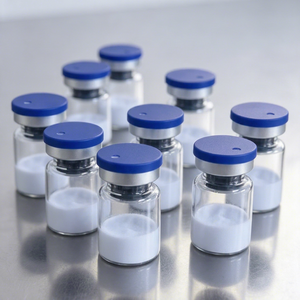 Airtight Clear Glass Vials 5mg 10mg Tubular Empty <b>Bottle</b>, Rubber <b>Stopper</b> Freeze Dried <b>Bottle</b> For Cosmetic Packing - Product Image 1