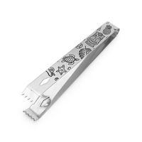 Pinzas para Cubitos de Hielo con Diseño Tiki Personalizado OEM ODM, Pinzas de Acero Inoxidable 304 para Servir en Bares, Restaurantes y Hoteles