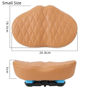 Selle de vélo en polyuréthane sans nez, nouvelle génération, avec fonction chauffante, unisexe, pour adultes, rembourrage supplémentaire, design large, universelle pour tous les vélos - Product Image 1