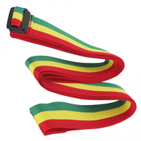 Tambour africain portable réglable de 3,2 mètres de long avec sangle de ceinture en coton de 5 cm pour la taille et l'épaule, accessoire d'instrument de musique