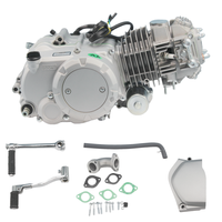 Moteur Yinxiang 140cc à refroidissement par huile, démarrage électrique/à kick, moto tout-terrain, moto YX140cc, embrayage automatique