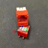 Conector modular Cat.5e Cat.6 Cat.6a RJ45 Keystone Jack blindado sin herramientas