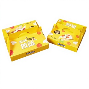 Caixa de Pizza Ecológica Personalizada com Logotipo, Livre de Óleo Mineral e Grau Alimentício, com Alça, para Viagem, <span class=keywords><strong>8</strong></span>-16 Polegadas - Product Image 2