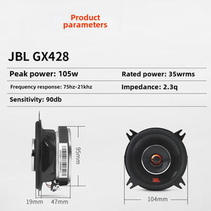Altavoz de coche Coaxial Harman <span class=keywords><strong>JBL</strong></span> de 4 "para BMW Toyota, bocina de neodimio envolvente de bobina única envolvente, Woofer Retrofit Mid-Tenor - Product Image 6