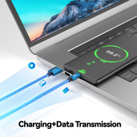 Câble de données USB Micro en alliage d'aluminium SUN-RISE 15W nickelé à charge rapide 1m pour smartphones et tablettes