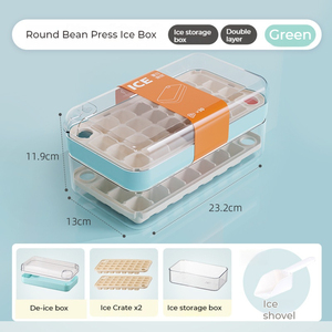 BPA-free nhựa <span class=keywords><strong>ICE</strong></span> Lattice khuôn 30 cái dễ dàng phát hành <span class=keywords><strong>Ice</strong></span> Cube Maker với <span class=keywords><strong>container</strong></span> nắp khay cho tủ đông <span class=keywords><strong>Ice</strong></span> Cream Maker công cụ - Product Image 3