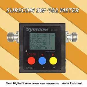 Walkie Talkie tần số mét, đứng sóng điện cho Walkie-Talkie ăng-ten xe 100-520MHz IP67 0-10km phạm vi - Product Image 5