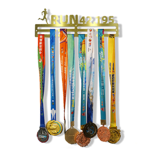 Miễn Phí Thiết Kế Tùy Chỉnh Kim Loại Huy Chương Hiển Thị Rack Cho Tường Treo Huy Chương Móc Đa Huy Chương Lưu Trữ - Product Image 4