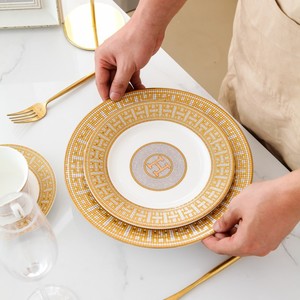 Assiette blanche de haute qualité et bon marché pour restaurant, assiette blanche en céramique de forme ronde pour hôtel - Product Image 1