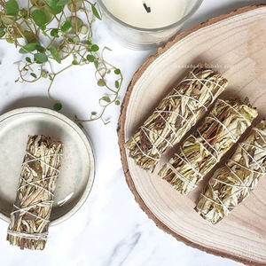 Organic Uplifting Yerba Santa Holy Sage Sumdge Stick Cleansing 4 "35g Limpieza de Casa ceremonial hecha a mano Venta al por mayor Eriodictyon - Product Image 6