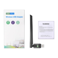 Adaptateur WiFi Bluetooth USB 600 Mbps 2 en 1 Carte réseau Double bande 2,4 G 5 GHz Antenne WiFi Mini récepteur sans fil PC Ordinateur portable Dongle