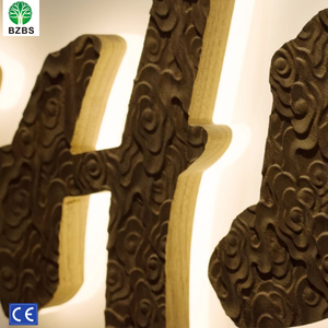 Insegna Luminosa LED 3D in Legno Massello Personalizzata, Ecologica e a Risparmio Energetico, per Hotel, Negozi, Centri Commerciali, Aziende, Casa - Product Image 2