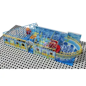 新到商业区海盗船主题商业儿童软玩设备室内游乐场
