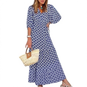Women's Clothing 2025 Winter New Fashion Sexy Versatile V-neck Spaghetti <b>Strap</b> <b>Knee</b>-Length Ruffles Vintage A-line Dress - Product Image 3