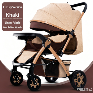 Carrito de Bebé Plegable Compacto de Acero con Alto Contenido de Carbono JXB con Ruedas de Goma - Product Image 4