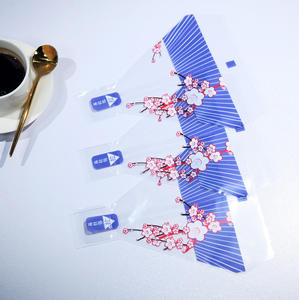 أغلفة <span class=keywords><strong>Onigiri</strong></span> تغليف محكم الإغلاق أزرق صغير للأطعمة البلاستيكية كرات الأرز أكياس مثلثة - Product Image 6