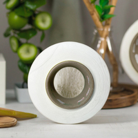 Torsion personnalisable et couleurs 100% polyester recyclé FDY fil blanc brut 190D/48F avec certificat OEKO/GRS