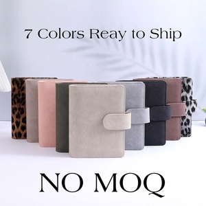 Reliure à Anneaux Noirs Hongbo, Meilleure Vente, 7 Couleurs, Organiseur <span class=keywords><strong>de</strong></span> Budget A6 Gaufré Effet Lin avec Recharges Personnelles Disponibles - Product Image 2